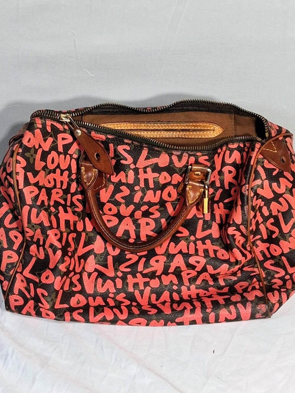 Louis Vuitton X Steven Sprouse Vintage Monogram Graffiti Speedy 30 Purse/Bag